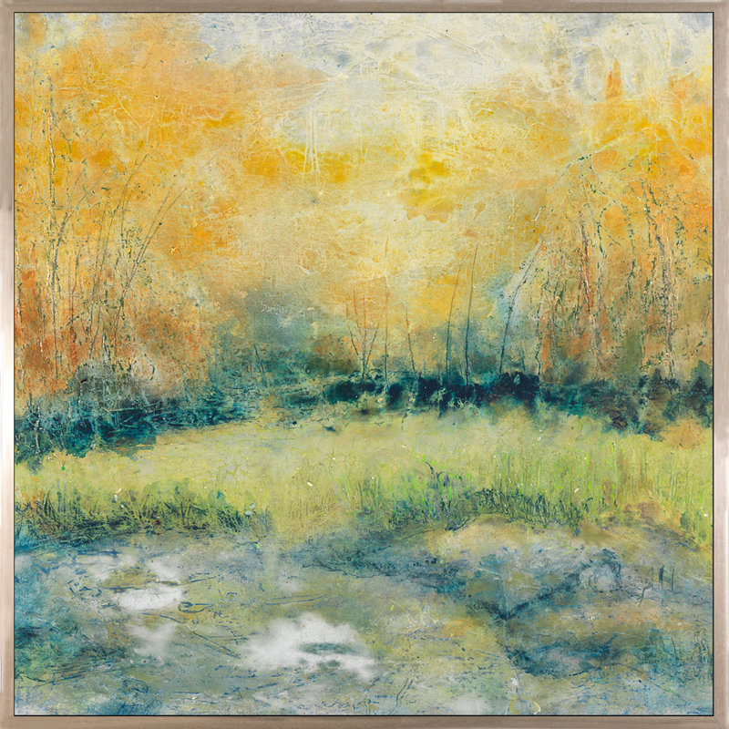 Late October Painting, Silver Framed
