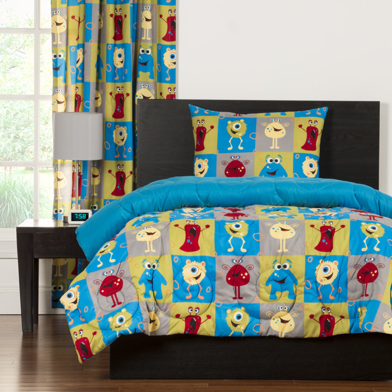 Crayola Monster Friends Comforter Set, Twin