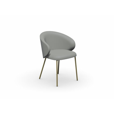 Tuka Upholstered Armchair with Metal Frame