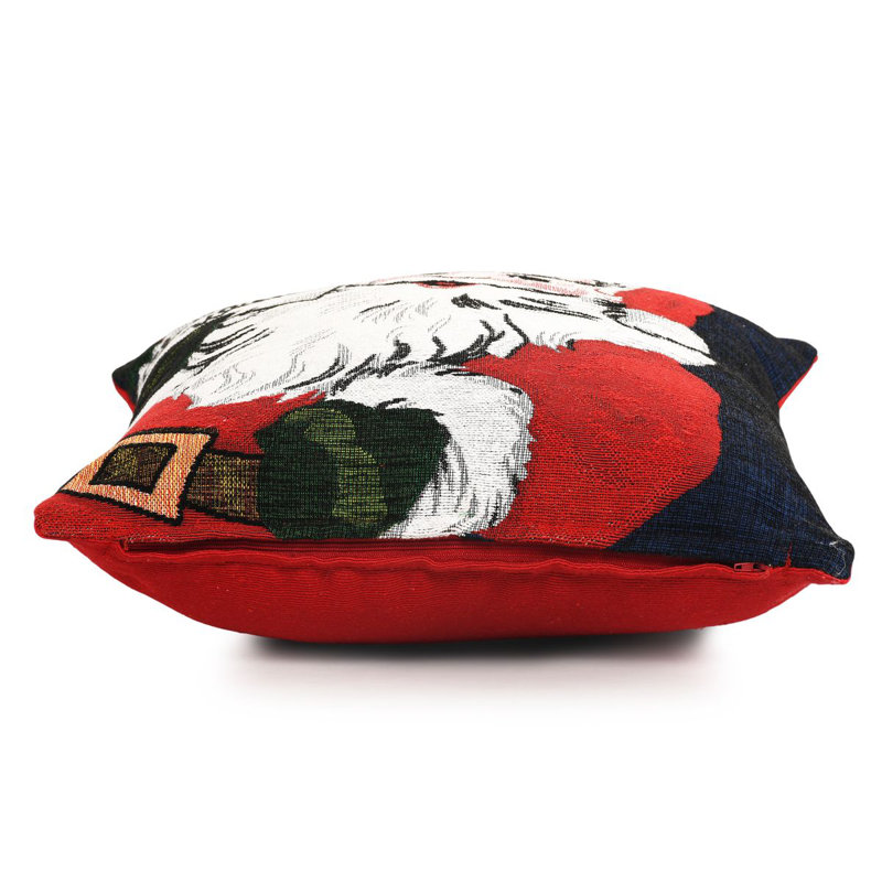 Riaria Cotton Patchwork Blue Square Euro Cushion