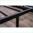 King Size Black Metal Platform Bed Frame - No Box Spring Needed, 2000LBS Capacity, Under-Bed Storage for Master Bedroom