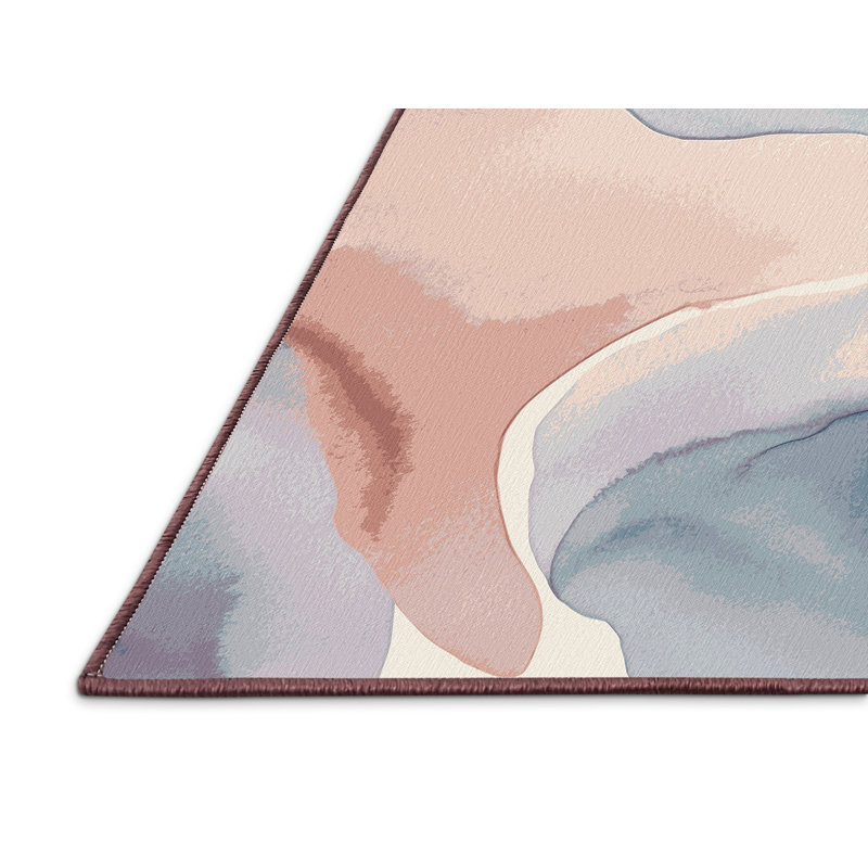 Opal Waves Rug, Rectangle 2' x 3'