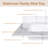 37 Inch White Marble Vanity Top With Undermount Rectangular Sink And Backsplash | Gift Idea