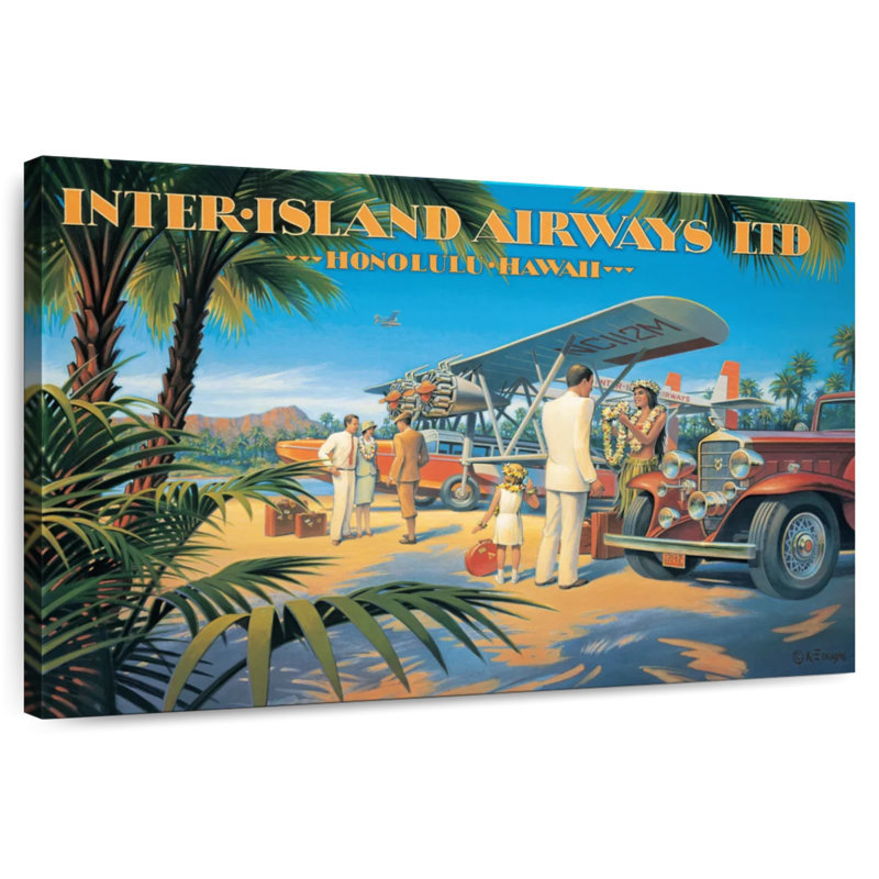 Ravi Inter Island Airways, 16" H x 24" W