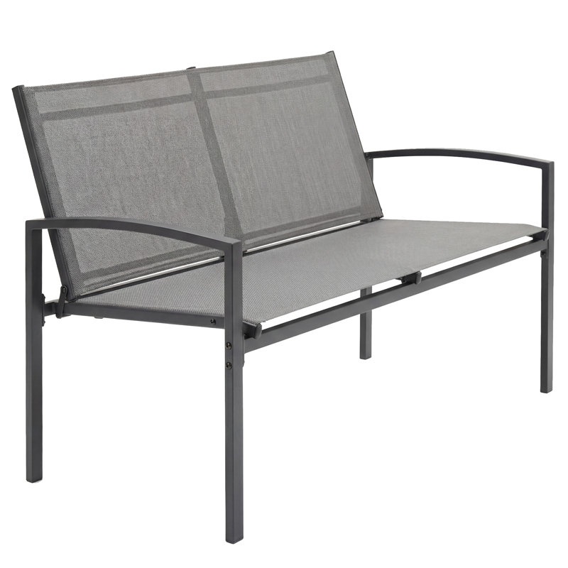 Metal, Sling Outdoor Bench