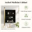 Pharmacie rectangulaire encastrable ou à fixation en surface avec tablettes réglables et miroir-1919830427
