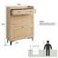 Lilac Natural Rattan Shoe Storage Cabinet for Entryway-2016055010