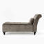 Tufted Chaise Lounge With Birch Leg-537648306