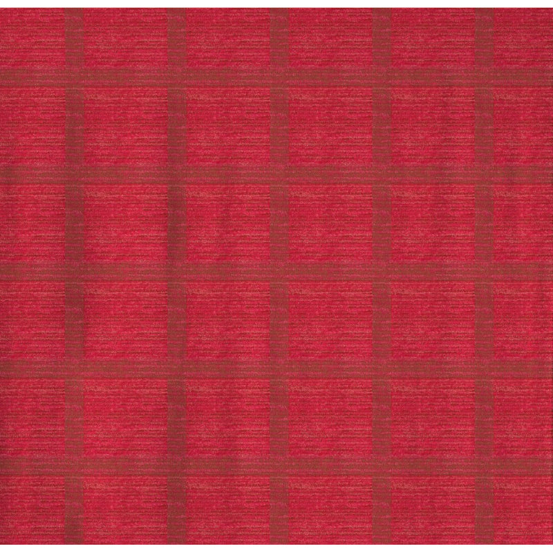 Shire Room Darkening Single Curtain Panel, 270 W x 245 D cm, Red