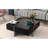Coffee Table With 4 Hidden Storage Compartments, Square Cocktail Table With Extendable Sliding Tabletop