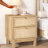 18.9''w Natural Rattan 2-drawer Nightstand