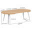 Table extensible, table de salle à manger, table de bureau, table basse, pieds en métal, plateau en panneau de fibres à densité moyenne-1059473210