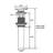 Nuevitas Pop up Drain Elegant Durable Sink Accessory-65111536
