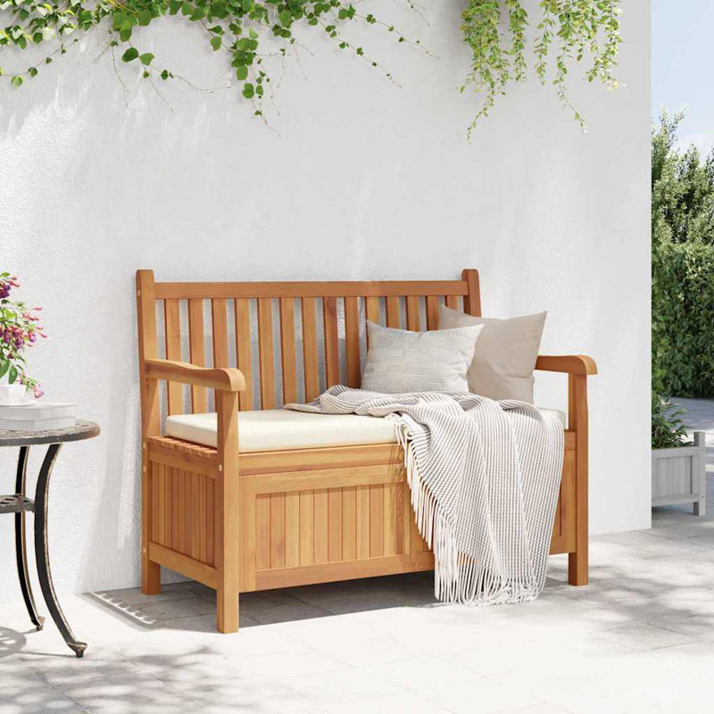 Solid Wood Outdoor Bench