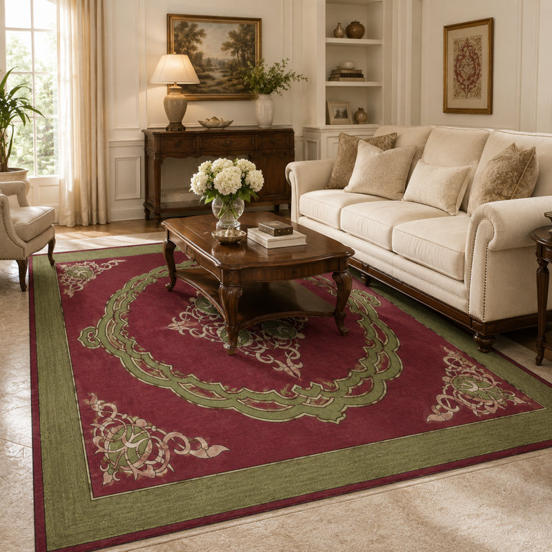 Botalla Oriental Indoor Rug, Rectangle 9' x 12'