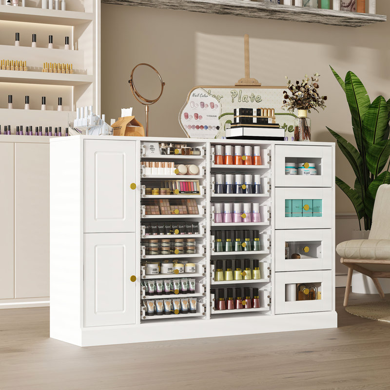 Modern Cabinet For Nail Polish And Cosmetics