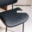 Ensemble de 2 chaises de salle à manger modernes Mid-Century