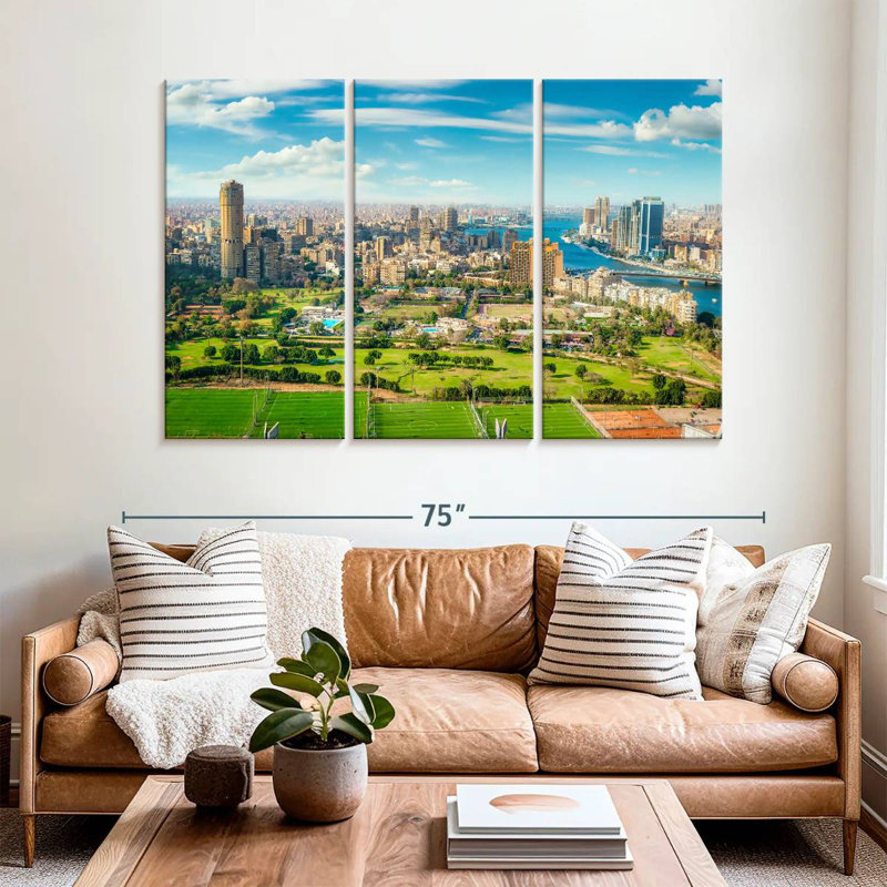 Sireci Cairo Egypt Landscape, 42" H x 65" W