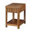 Ensemble de table basse de salon rectangulaire, ensemble de table de salon 3 pièces avec pieds en bois massif, 1 table basse et 2 tables de bout, ensemble de table de thé avec centre en bois, facile à assembler-940059844