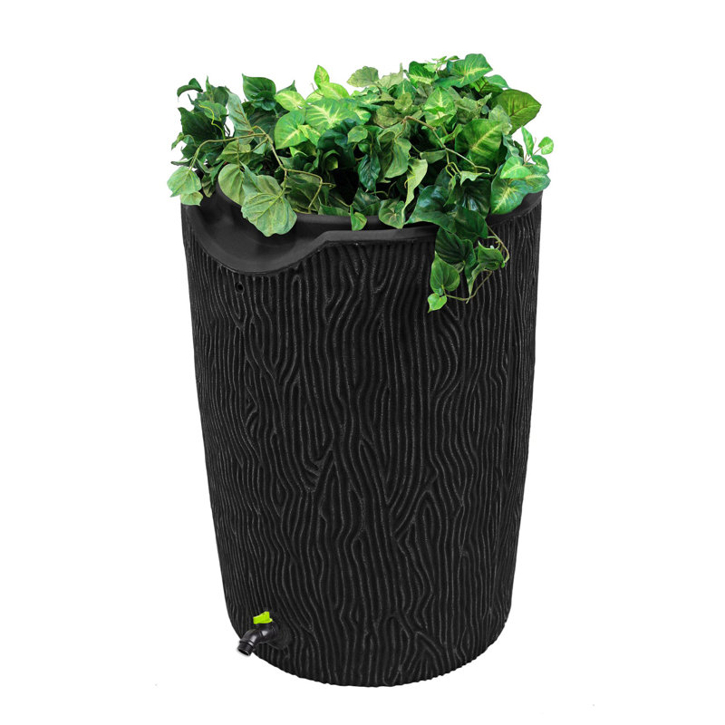Good Ideas Plastic Drainable Rain Barrel