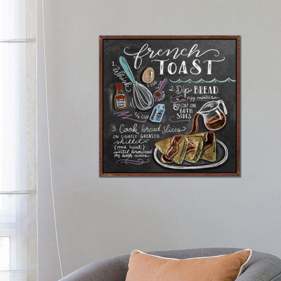 French Toast Recipe - Print on Canvas