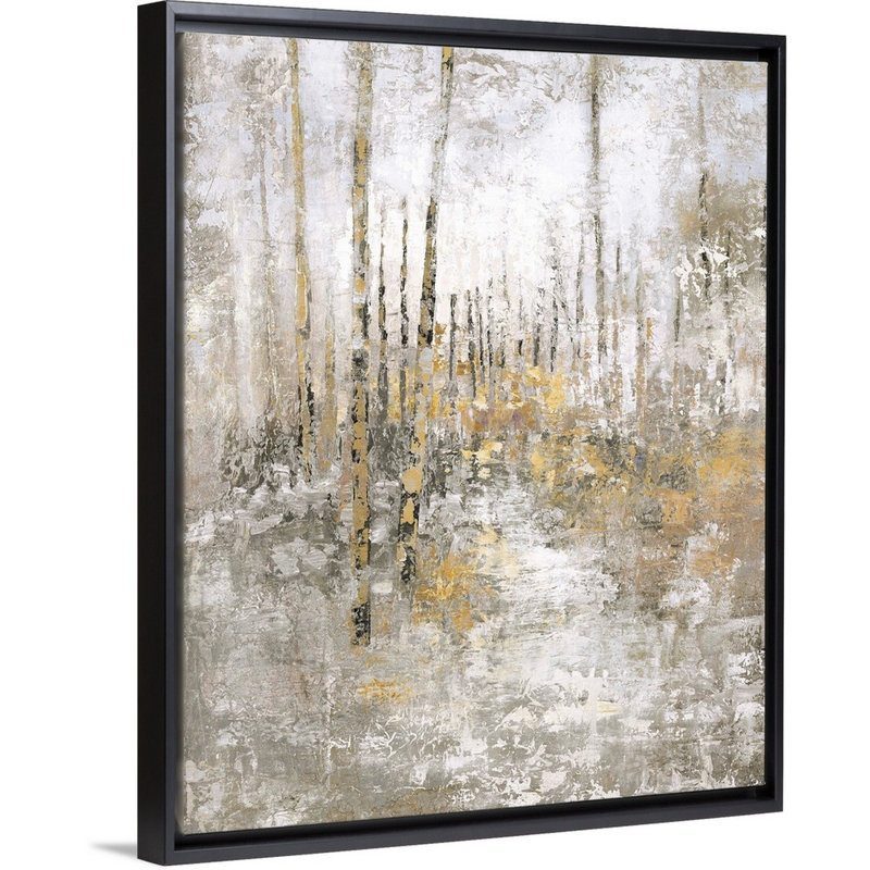 «Morning Hike II» par Alexys Henry, impression sur toile, H 16 po x l 13 po x P 1,75 po, Cadre flottant noir