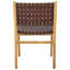 Chaise d'appoint en cuir Alston-1220696271