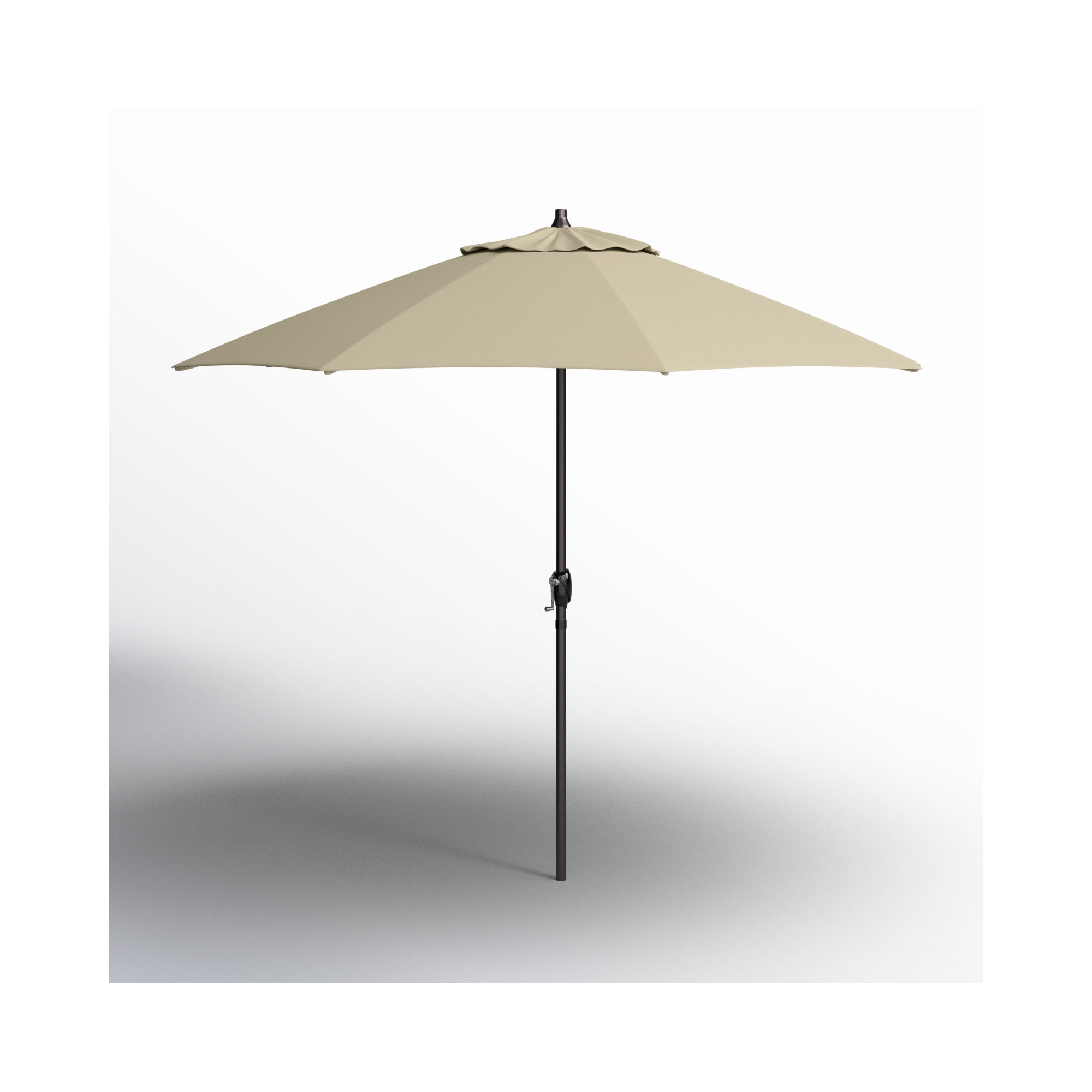 9' Market Sunbrella Umbrella, Antique Beige Sunbrella® Canvas