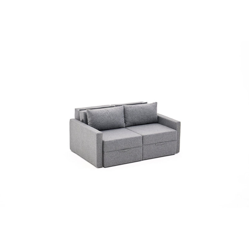 Canapé-lit 2 places, Gris