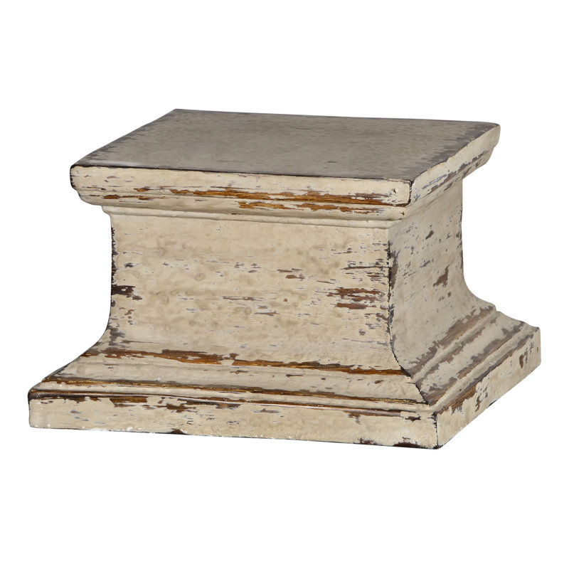 Piédestal beige vieilli 7 po Mann
