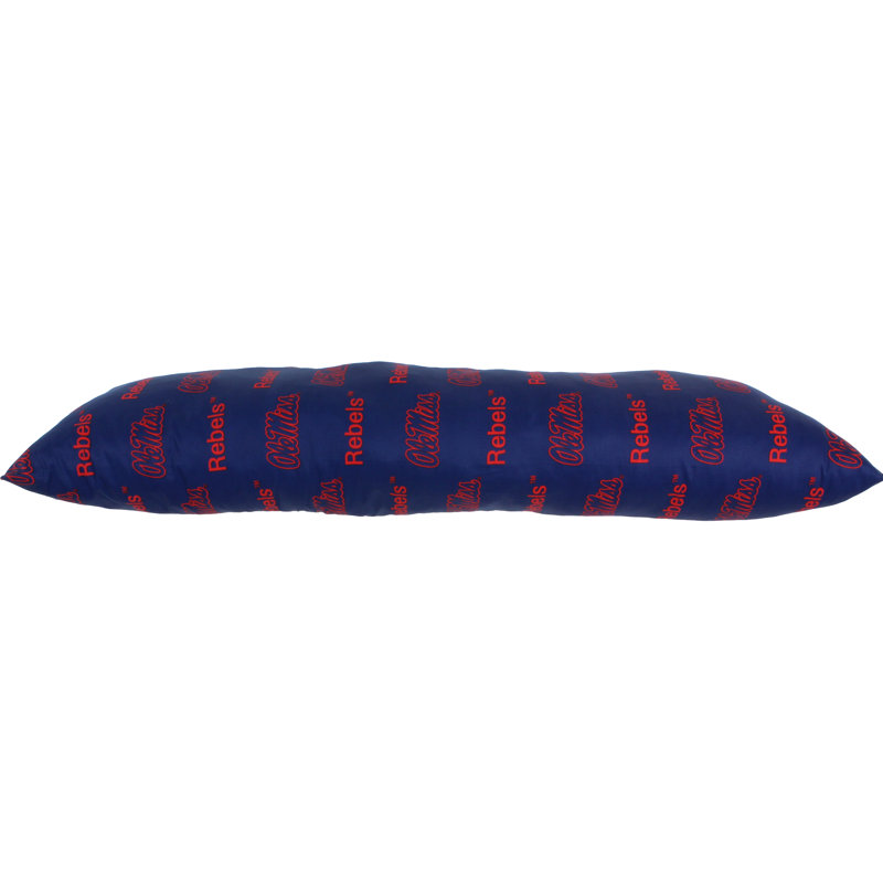 100% Cotton Lumbar Pillow, Mississippi Rebels