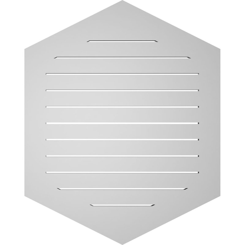 Pente verticale verticale en uréthane 6 pi, H 1 po x l 32 po x L 40 po