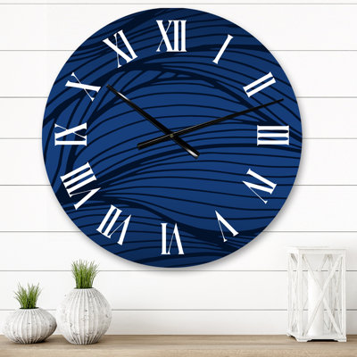 Minimal Vintage Geometric Layout X Wall Clock