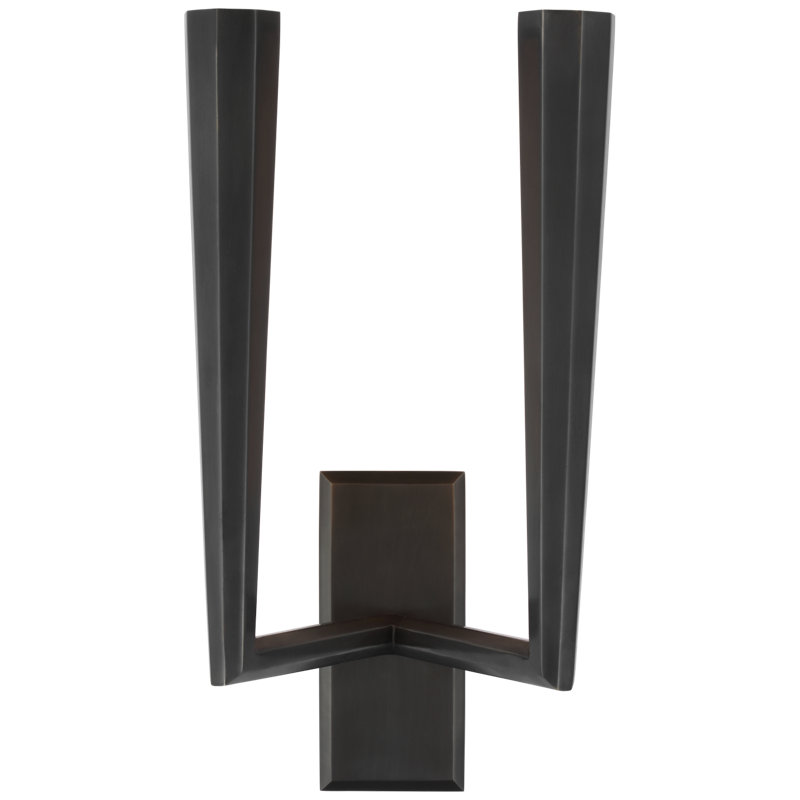 Thomas O'Brien Galahad Double Sconce, Bronze