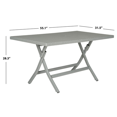 Mercury Row® Copher Fliptop Outdoor Dining Table & Reviews | Wayfair