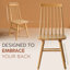 Chaise de salle à manger Elvara Scandinavian-675952079