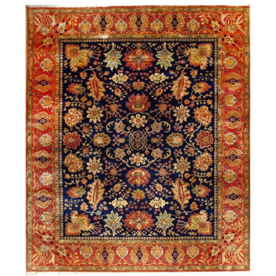 Wool Floral Area Rug