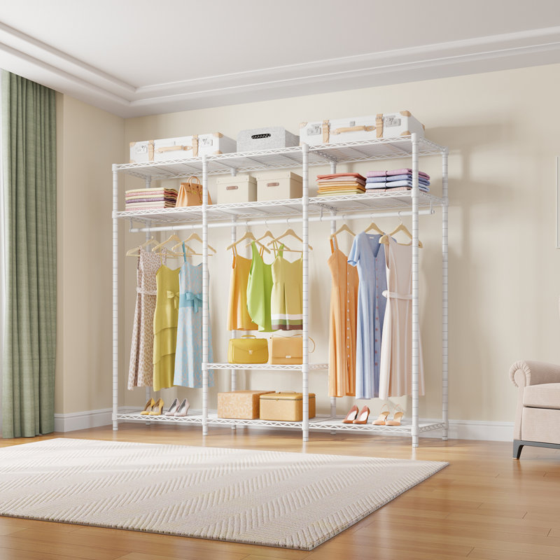 VIPEK V30 Heavy Duty Clothes Rack, Max Load 870LBS, White