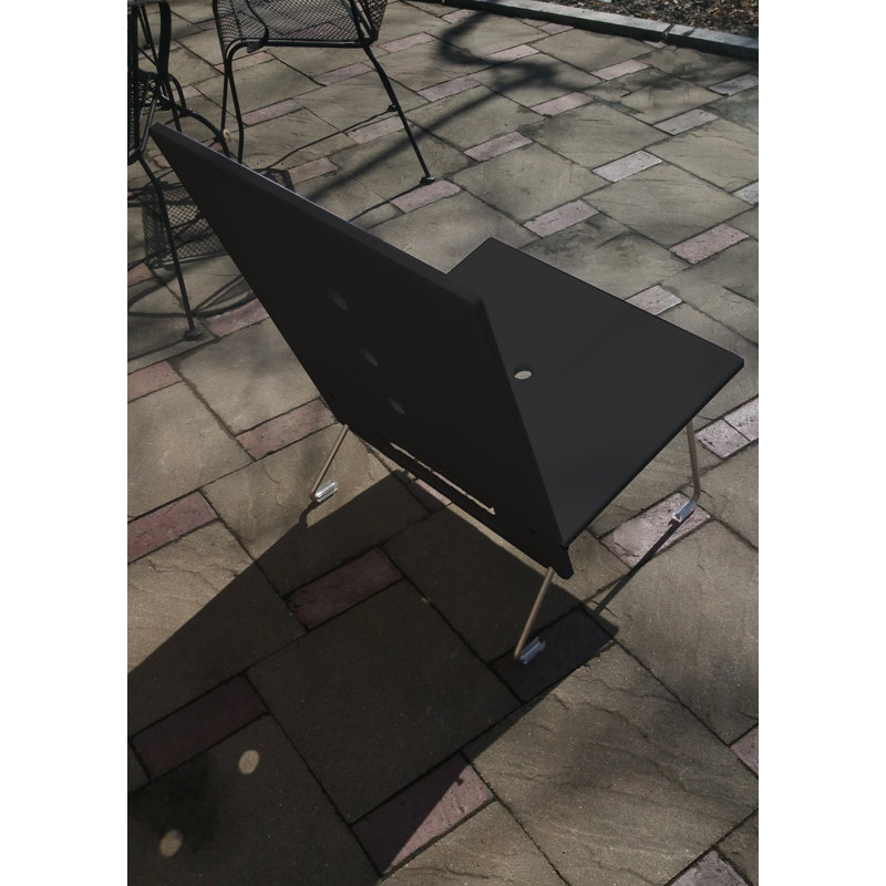 Kilkenny Outdoor Lounge Chair, Black
