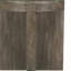 Table d'appoint ronde en acajou brun Alexander