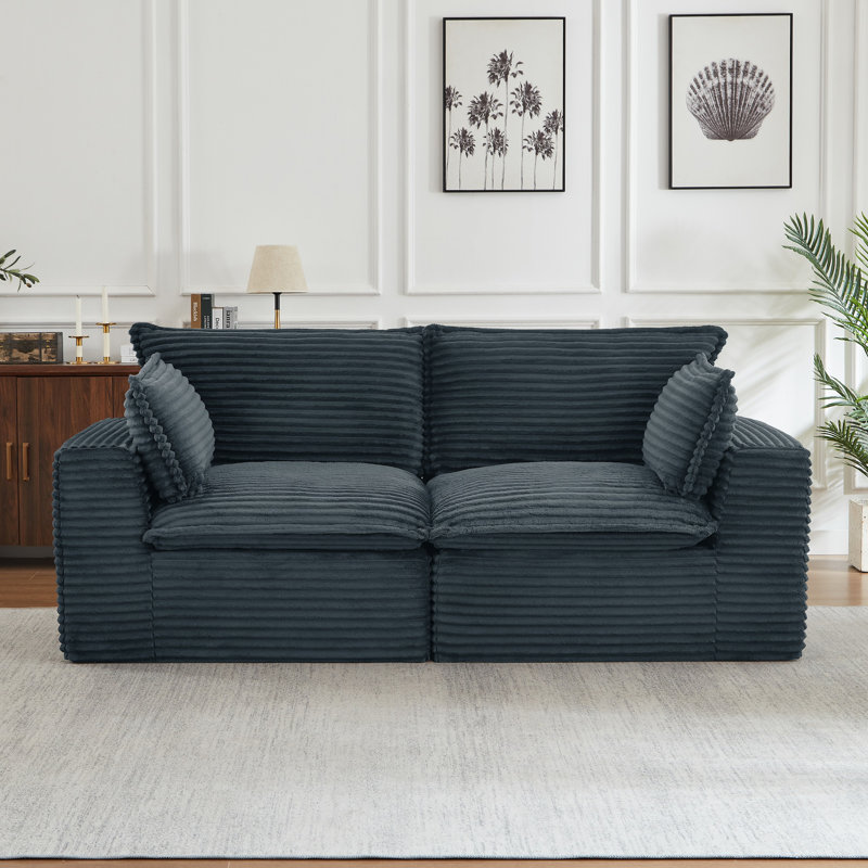 Canapé modulaire désossé Cloud-Modular, Gris