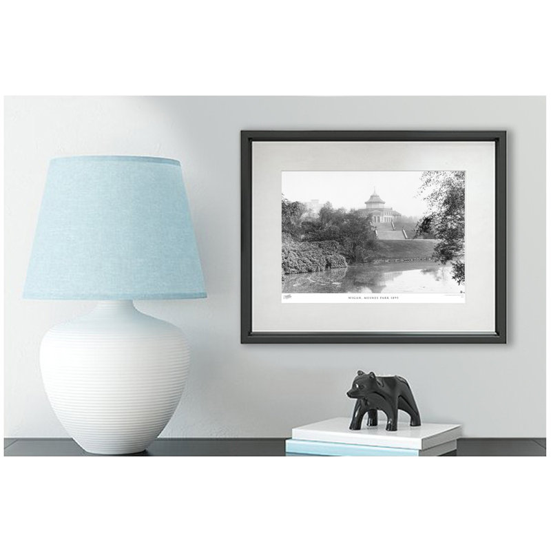 Wigan, Mesnes Park 1895 by Francis Frith - Single Picture Frame Print, 60cm H x 80cm W x 2.3cm D