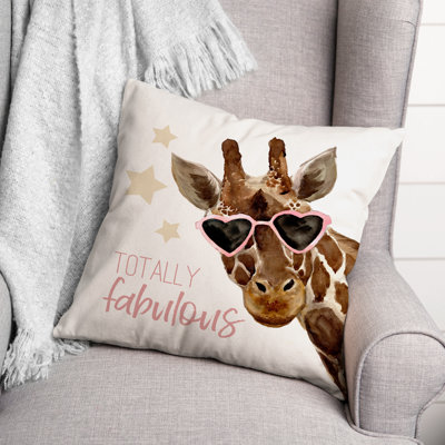  Housse et insert de coussin Fabulous Giraffe