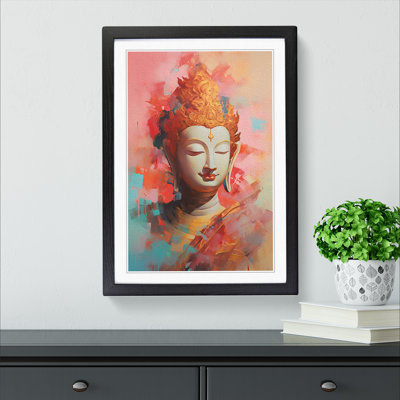 Buddha Expressionism Art - Framed Print