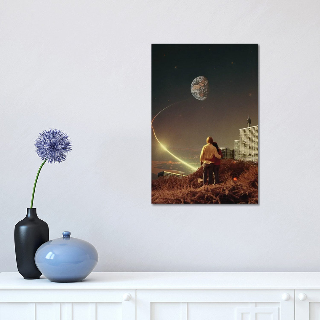 We Used To Live There Too by Frank Moth - Wrapped Canvas Print