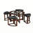 Glass Top Living Room Table Set