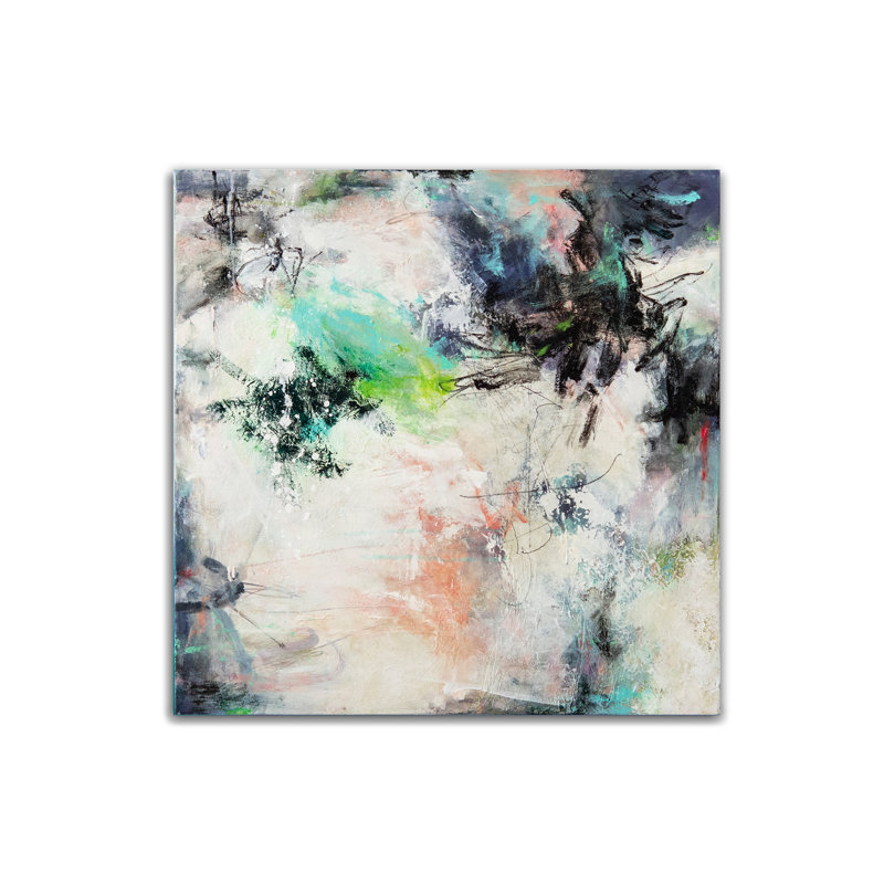 Midnight And Lace Print by Patricia Schwimmer, Wrapped Canvas, 12" H x 12" W x 1.5" D
