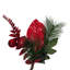 Guirlande 6 'Merry Poinsettia, Ball, and Fern