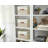 Foldable Lidded Storage Bin Collapsible Sturdy Cationic Fabric Storage Basket Cube Handles-280915227