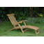 Royal Reclining Teak Chaise Lounge